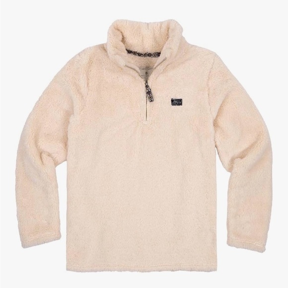 Simply Southern Tops - Simply Southern Simply Classic Sherpa Pullover Sz S Preppy Warm Activewear